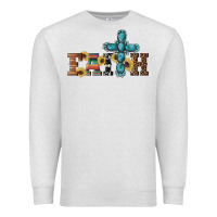 Oatmeal Heather western gemstone cross faith Premium Sweatshirt - Artiststas