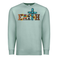 Seafoam western gemstone cross faith Premium Sweatshirt - Artiststas