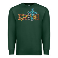 Sports Green western gemstone cross faith Premium Sweatshirt - Artiststas