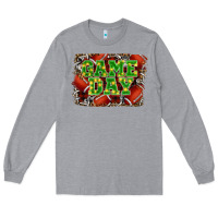 Heather Grey christmas game day Long Sleeve Tee - RanaPortraitStore
