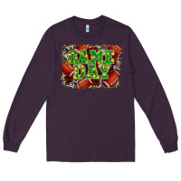 Plum christmas game day Long Sleeve Tee - RanaPortraitStore