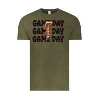 Vintage Olive game day game day game day basketball Vintage Tee - MaliasSmallBusiness