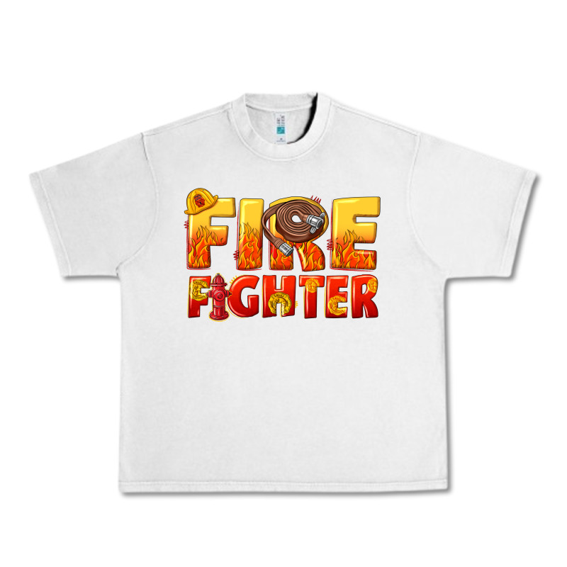 Firefighter Urban Heavy Tee by texasbilliewilder | Teevron