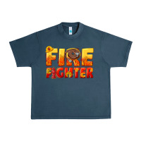 Midnight Navy firefighter Urban Heavy Tee - texasbilliewilder