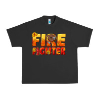Pigment Black firefighter Urban Heavy Tee - texasbilliewilder