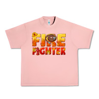 Salmon firefighter Urban Heavy Tee - texasbilliewilder