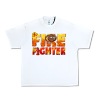 White firefighter Urban Heavy Tee - texasbilliewilder