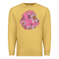 Antique Gold lotus patches Premium Sweatshirt - AdoDesignShop
