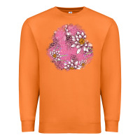 Carrot lotus patches Premium Sweatshirt - AdoDesignShop