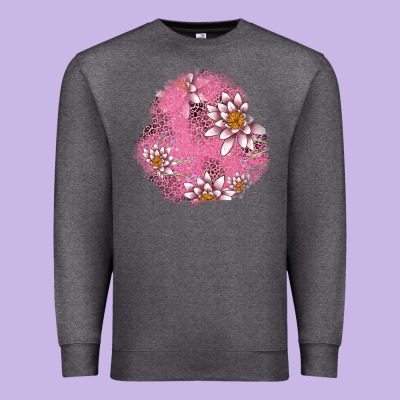 Lotus Patches Premium Sweatshirt Designed By Adodesignshop