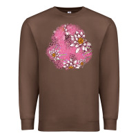 Chestnut lotus patches Premium Sweatshirt - AdoDesignShop