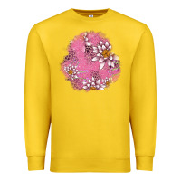 Lemon lotus patches Premium Sweatshirt - AdoDesignShop