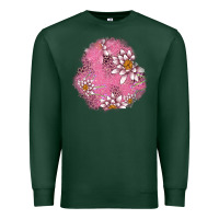 Sports Green lotus patches Premium Sweatshirt - AdoDesignShop