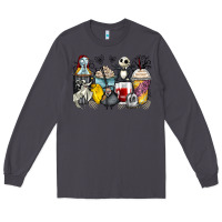 Smoke cartoon characters coffee cups Long Sleeve Tee - Zillion Design Studio