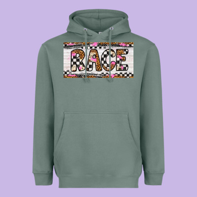 Race License Plate Heavyweight Hoodie Designed By Artiststas
