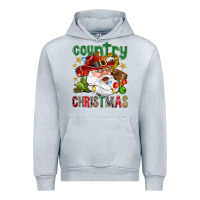 Heather Grey Country Christmas Urban Hoodie - NancyCooperArtShop
