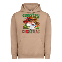 Pigment Burro Country Christmas Urban Hoodie - NancyCooperArtShop