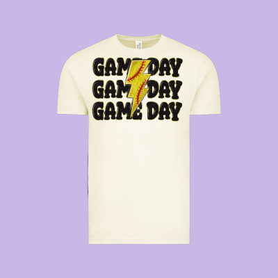 Vintage Tee game day game day game day softball