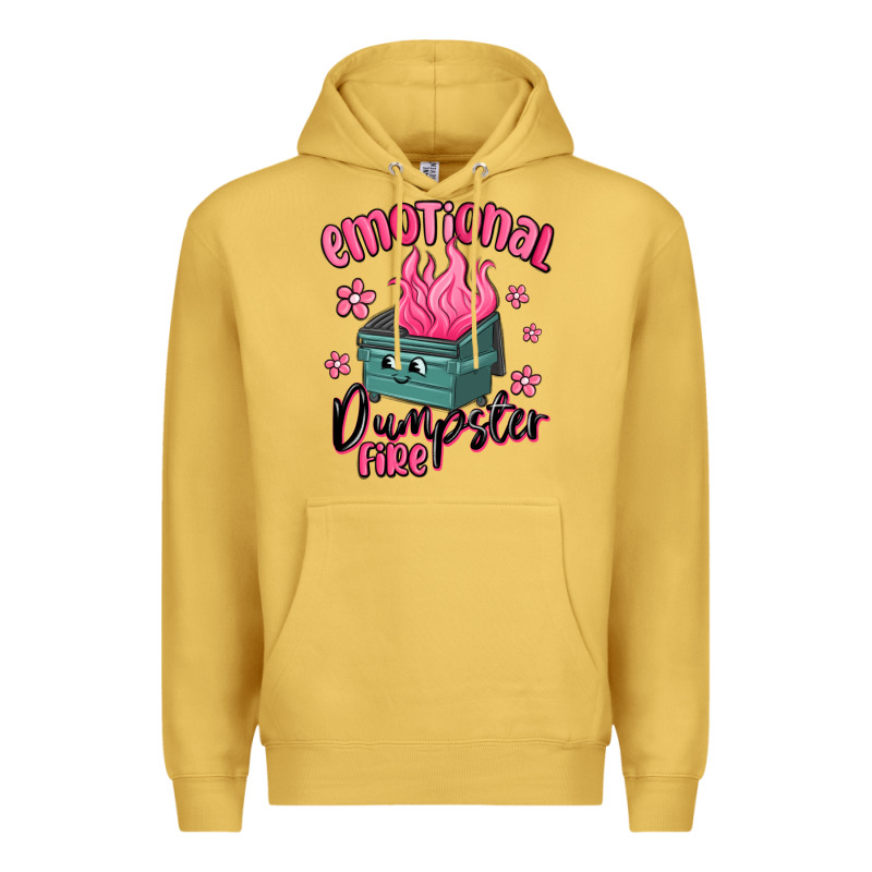 Emotional Dumpster Fire Premium Hoodie by MaliasSmallBusiness | Teevron