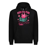 Black emotional dumpster fire Premium Hoodie - MaliasSmallBusiness