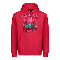 Cardinal emotional dumpster fire Premium Hoodie - MaliasSmallBusiness