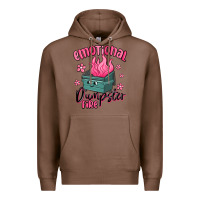 Chestnut emotional dumpster fire Premium Hoodie - MaliasSmallBusiness
