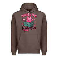 Coffee emotional dumpster fire Premium Hoodie - MaliasSmallBusiness
