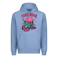 Colony Blue emotional dumpster fire Premium Hoodie - MaliasSmallBusiness
