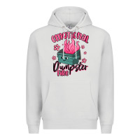 Dove Grey emotional dumpster fire Premium Hoodie - MaliasSmallBusiness