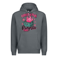 Rock emotional dumpster fire Premium Hoodie - MaliasSmallBusiness