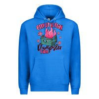 True Royal emotional dumpster fire Premium Hoodie - MaliasSmallBusiness