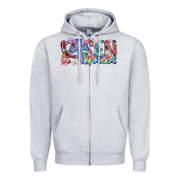 Heather Grey risen indeed Zipper Hoodie - RacoonDesign