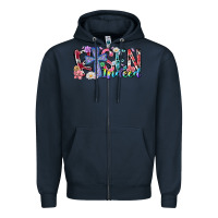 Navy risen indeed Zipper Hoodie - RacoonDesign