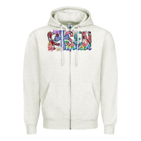 Oatmeal Heather risen indeed Zipper Hoodie - RacoonDesign