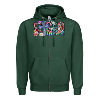 Sports Green risen indeed Zipper Hoodie - RacoonDesign