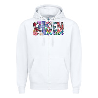 White risen indeed Zipper Hoodie - RacoonDesign