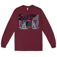 Burgundy race mom Long Sleeve Tee - Zillion Design Studio