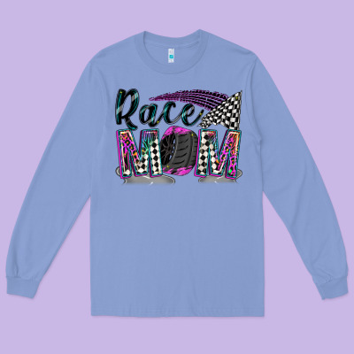 Race Mom Long Sleeve Tee Designed By Zillion Design Studio