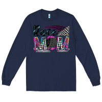 Navy race mom Long Sleeve Tee - Zillion Design Studio