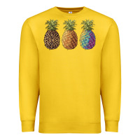 Lemon pineapples leopard tie dye summer Premium Sweatshirt - Artiststas