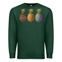 Sports Green pineapples leopard tie dye summer Premium Sweatshirt - Artiststas