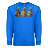True Royal pineapples leopard tie dye summer Premium Sweatshirt - Artiststas
