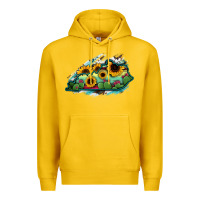 Lemon Kentucky map sunflower cactus serape Premium Hoodie - RanaPortraitStore
