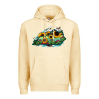 Pina Colada Kentucky map sunflower cactus serape Premium Hoodie - RanaPortraitStore