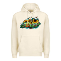 Tofu Kentucky map sunflower cactus serape Premium Hoodie - RanaPortraitStore