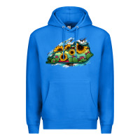 True Royal Kentucky map sunflower cactus serape Premium Hoodie - RanaPortraitStore