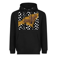 Black racing glitter leopard Heavyweight Hoodie - JahusDesignShop
