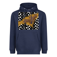 Navy racing glitter leopard Heavyweight Hoodie - JahusDesignShop