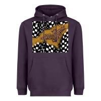 Plum racing glitter leopard Heavyweight Hoodie - JahusDesignShop