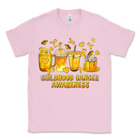 Bubblegum Pink Childhood Cancer Awareness Coffee Cups Classic Tee - texasbilliewilder